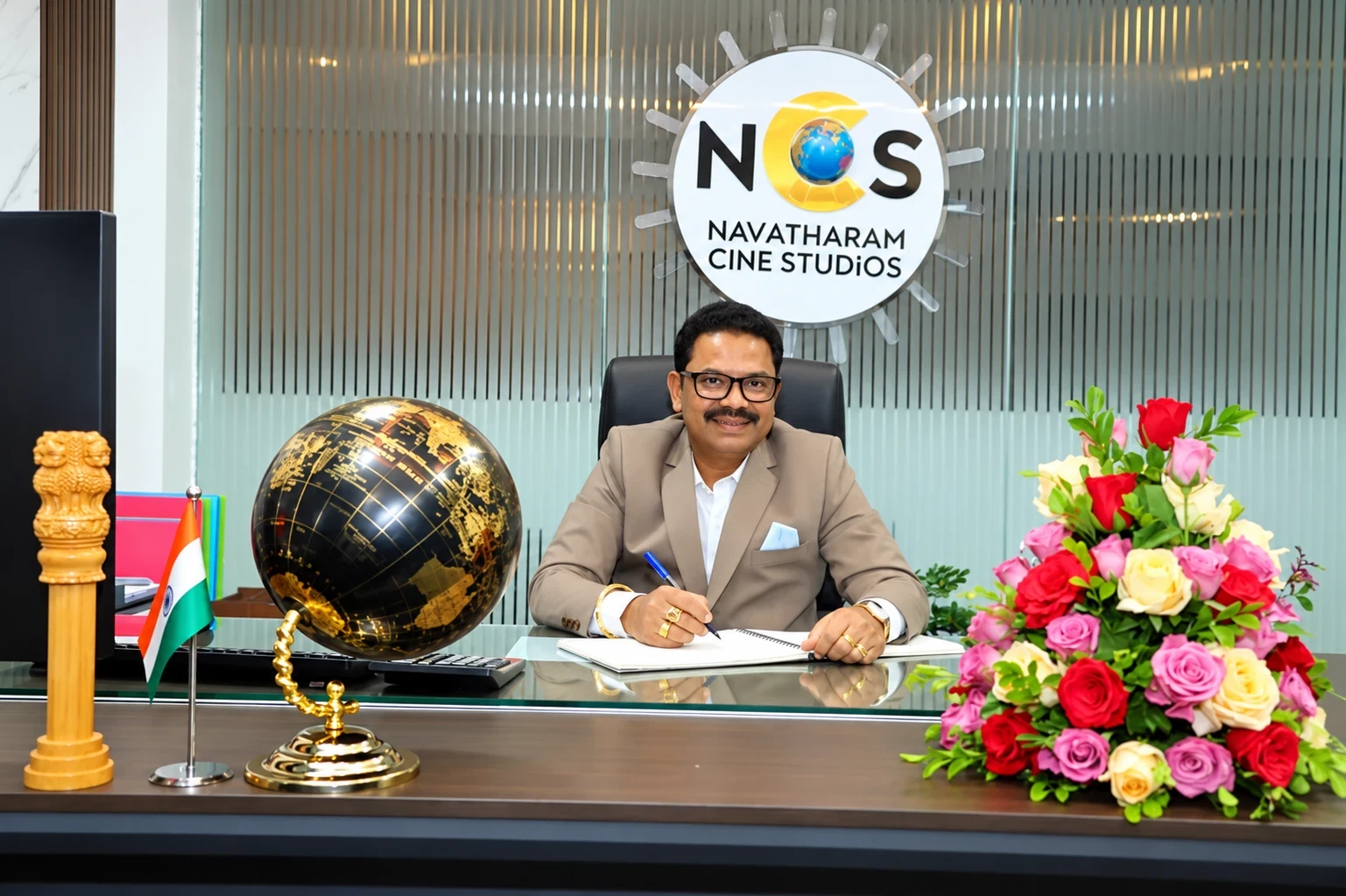 Dr. Tirupati Nagarjuna Rao, Chairman and Managing Director (CMD) of Navatharam Cine Studios